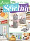 Image de couverture de Annie’s Quick & Easy Sewing: Annie's Quick & Easy Sewing